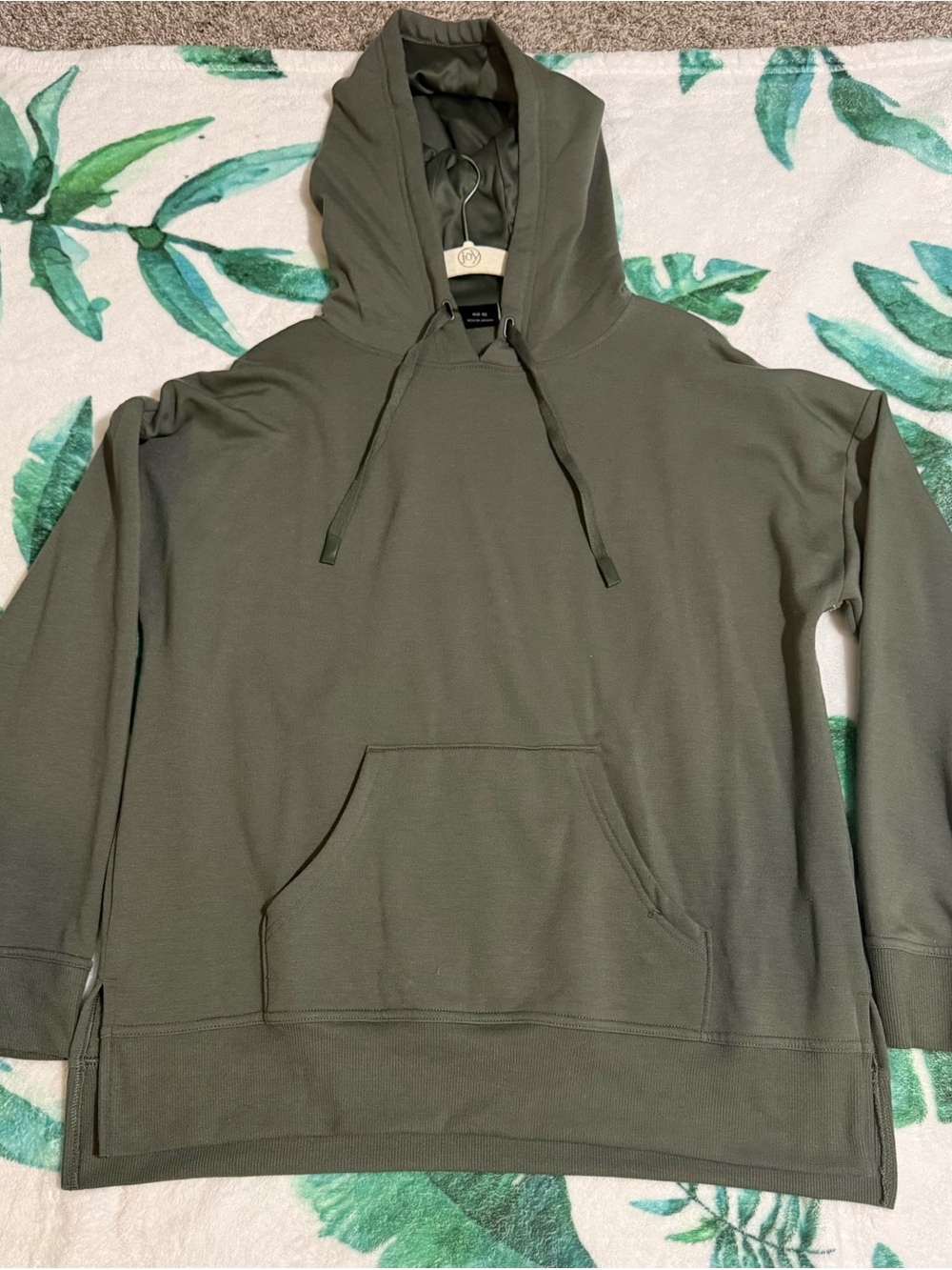 Women’s Olive Green Pullover Hoodie